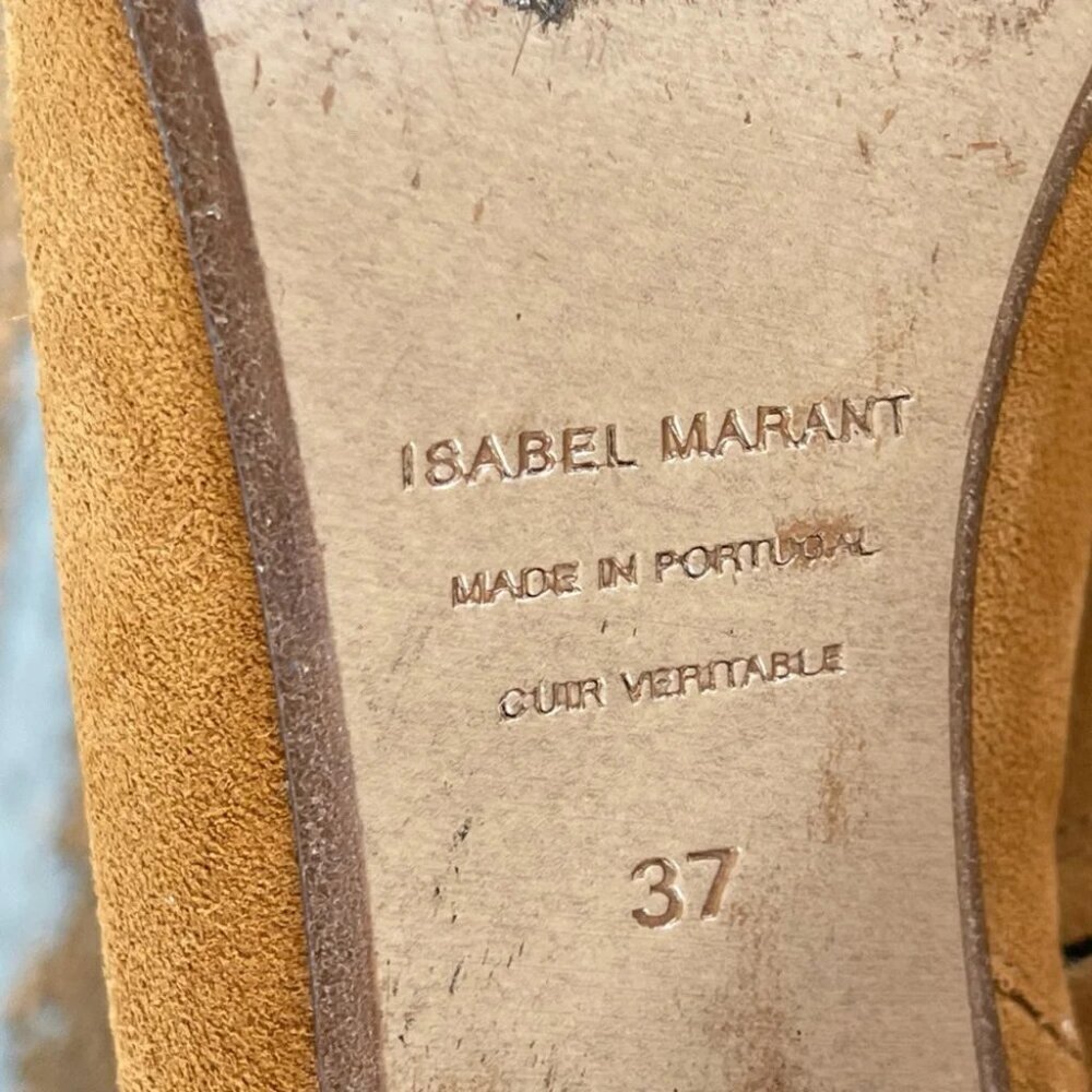 Isabel Marant Dusta Heeled Ankle Boots size 37/6.5 - Picture 9 of 16